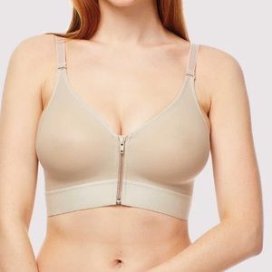 Clear Point Medical Zippered Molded Bra Nude